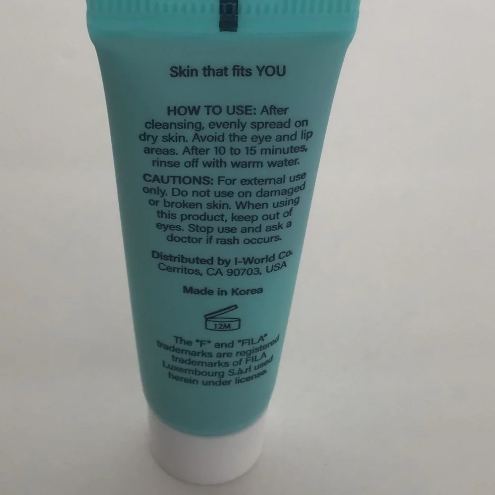 FILA GEL-OUS COOL DOWN FACE MASK NWT DELUXE SAMPLE SIZE